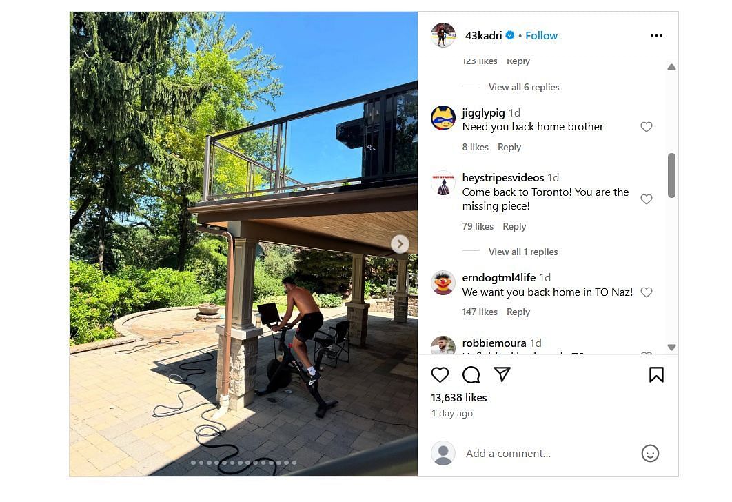 via Instagram/@ 43kadri